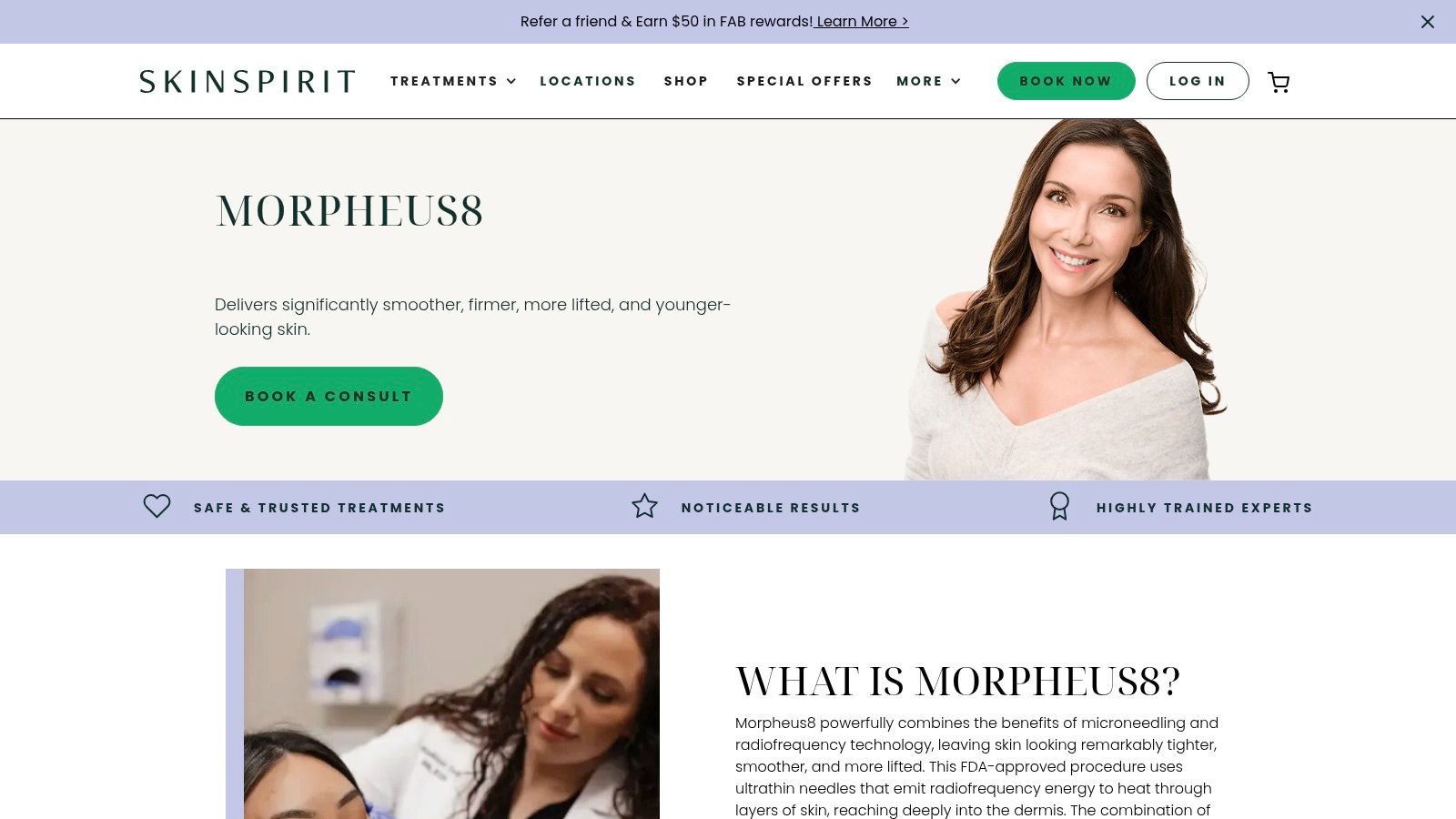 SkinSpirit &ndash; Morpheus8 (multi‑state med spa network)