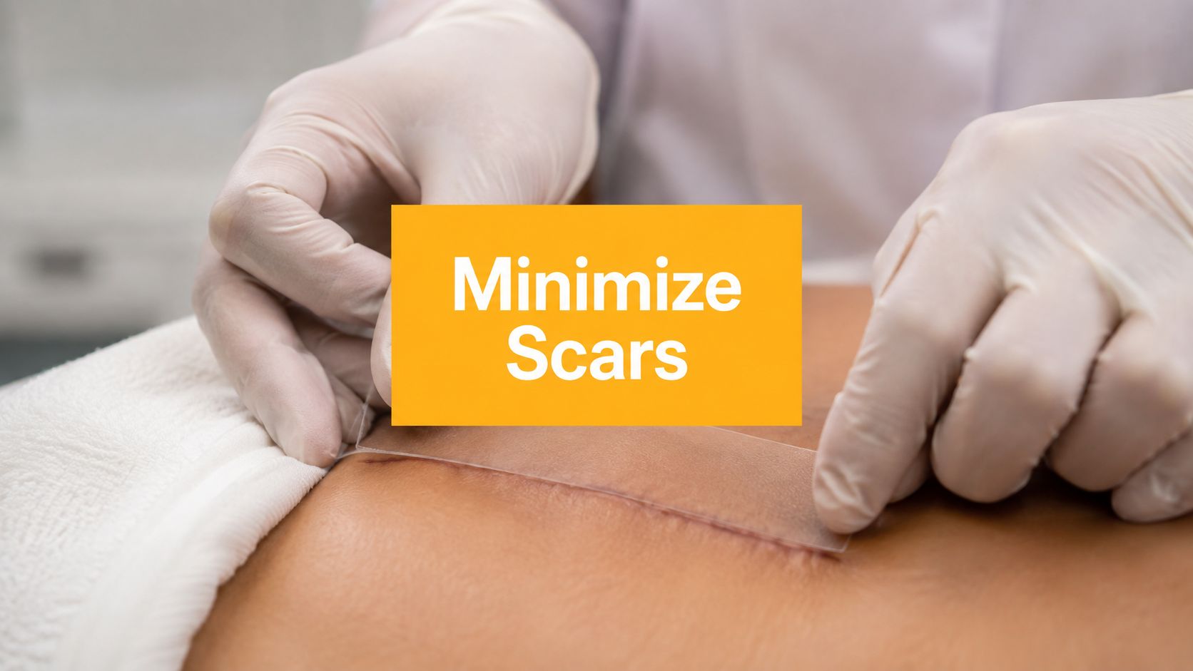 how to minimize scarring scar treatment