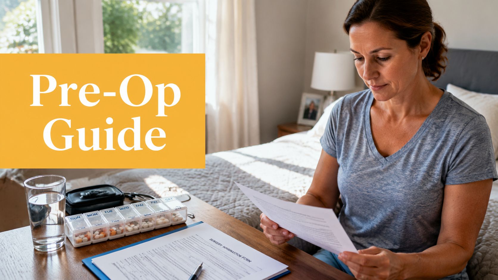 how to prepare for surgery medical planning