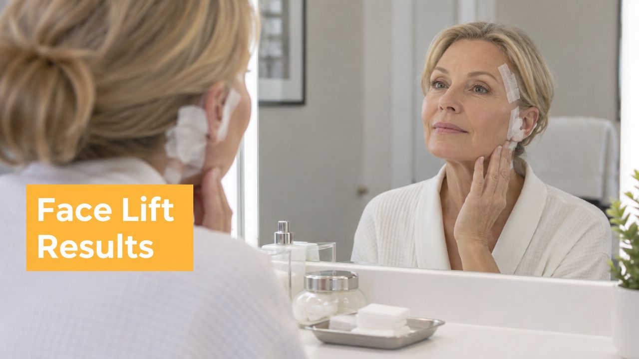 face lift results post surgery